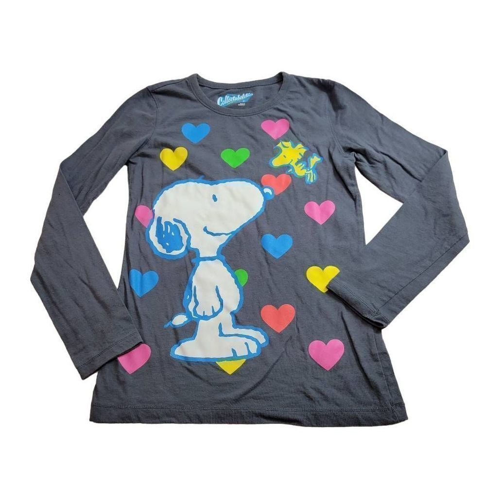 Old Navy Collectabilitees Snoopy heart shirt L